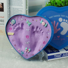 Load image into Gallery viewer, Baby Hand Print Footprint Imprint Kit Baby Handprint Mud And Foot Print Baby Souvenirs Baby Hand And Foot Mold Hundred Days Gift