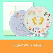 Load image into Gallery viewer, Baby Hand Print Footprint Imprint Kit Baby Handprint Mud And Foot Print Baby Souvenirs Baby Hand And Foot Mold Hundred Days Gift