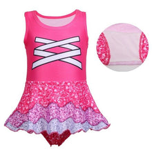 Load image into Gallery viewer, 2019 New Lol cute children's one-piece swimsuit rainbow cartoon pattern girls swimwear children swimsuits lol kids bathing suit