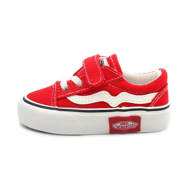 Children Canvas Shoe Baby Shoe 1-3 Old Soft Bottom Catamite Cloth Girl Study Walking  Skate boy Casual Shoes