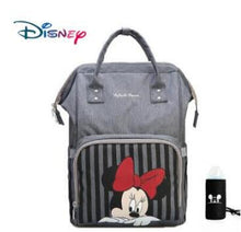 Load image into Gallery viewer, Disney Diaper Bag Backpack For Moms Baby Bag Maternity For Baby Care Nappy Bag Travel Stroller USB Heating Send Free 1Piar Hooks
